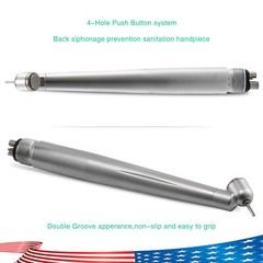 NSK Style Dental 45 Degree Surgical High Speed Handpiece Push Button 4 Holes OR