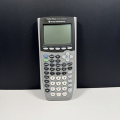 Texas Instruments TI-84 Plus Silver Edition Graphing Calculator No Cover TESTED