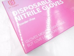 500 Pack GP Craft Size Small Pink Disposable Pink Nitrile Gloves
