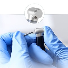 Pieza de mano óptica de fibra 1:1 con refrigeración interna agua ángulo contra