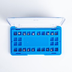 Dental Orthodontic Braces Roth MBT 022” Metal Self-Ligating Ortho Mesh Bracket