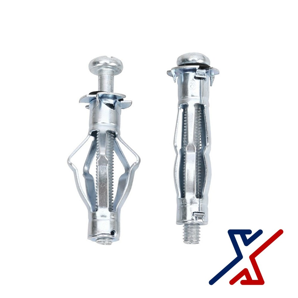 5/32″ x 2-1/8″ Removable-Screw Anchors (Molly Bolt) by X1 Tools (Volume Disc.)