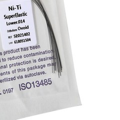 10 Pcs/Pack Dental Orthodontic Round Super Elastic NiTi Arch Wire Ovoid All Size