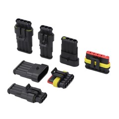 Automotive Waterproof Connector Kit AMP 1/2/3/4/5/6 Way Pin Superseal Electrical