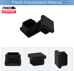 1 1X1 Square Tube End Cap Plastic Plugs 1X1 1 Inch Square Tubing Plug 1X1 Tube