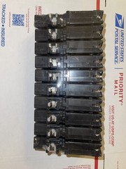 10 x SQUARE D HOMELINE HOM115PCAFI 15A PLUG ON NEUTRAL ARC-FAULT AFCI
