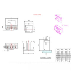 JST-PH 2.0mm Pitch Female to Female Connector Cable Wires 2/3/4/5/6/7/8/10 Pin