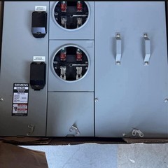 Siemens Uni-PAK WEP4212 400A 240V Metering System 2 Position Service Disconnect