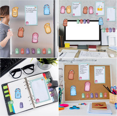 Dinosaur Sticky Notes Set, 360 Sheets Cute Cartoon Animal Dinosaur Self-Stick No