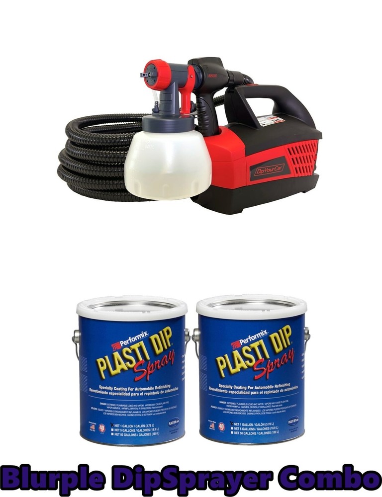 Plasti Dip Spray 2 Gallon Blurple DYC G-Force DipSpayer Ready to Spray