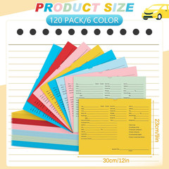 120 Pcs 9 X 12 in Vehicle Dealer Jackets for Car Sales 32Lb Colored Printed Deal