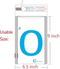 AirnDefense #0 6.5×10″ Colored Poly Bubble Mailers Shipping Padded Envelopes