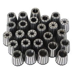 25 Pcs Collet Set ER32 Collet Chuck 1/16″ – 3/4″ Holder Spring Collet Set