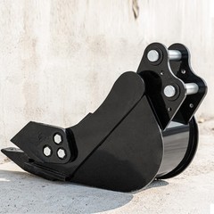 Mini Excavator 200mm Narrow Bucket Attachment W/25mm Pins 7.87in Digging Buckets