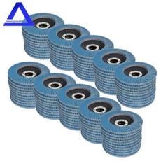 100Pack 4-1/2″×7/8” 40 Grit T29 Premium Zirconia Flap Disc Sanding Grinding