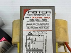 NEW IN BOX Hatch GC100-MLT-HXCA-K 100W METAL HALIDE BALLAST 120-277V Pulse Start