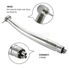 Mini Small Head Dental High Speed Handpiece Push Pediatric Kid NSK STYLE 4HOLE
