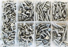 550pc GOLIATH INDUSTRIAL SELF TAPPING WOOD SCREW ASSORTMENT STWS550 DRILLING