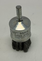 OSBORN Steel Bristle Knotted End Brush 1″ RUFTUF .020 Wire 1/4″ Stem – (RE201)