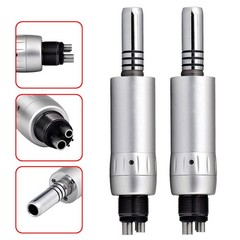 2PCS Dental Low Speed Air Motor Inner Internal Water Spray Handpiece 4 Holes