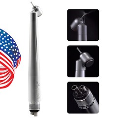 Dental 45° Degree Surgical High Speed Handpiece Push Button turbine 4Hole Dr