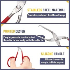 Hot Trend-Cable Tie Opener Zip Tie Cable Tie Remover Tool Stainless Steel Zip Ti