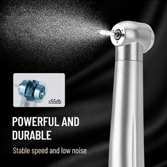 Triple Water Spray 10Pcs Dental High Speed Handpiece Push Button 4Hole Autochuck
