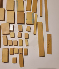 Hydlar Z End Cuts Various Sizes 5 1/2 Pounds of Materials in Lot