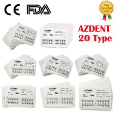 AZDENT Dental Orthodontic Brackets Braces Metal Mini Roth/MBT .022 Hooks 345