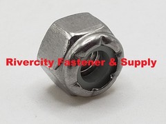 1/4-20 Nylon Insert Stop Nuts 316 Stainless Steel 1/4×20 Nuts 1/4 x 20 Lock Nut