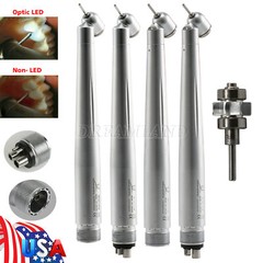 USA NSK Style Dental 45 Degree (LED Fiber Optic) High Speed Handpiece 2/4 Hole