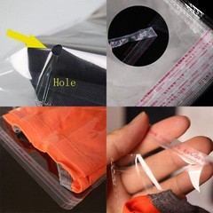 100PCS Clear Poly Bags OPP Cellophane Plastic Cello Bag Self Adhesive US