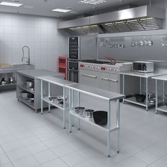 14 in. x 48 in. Stainless Steel Table