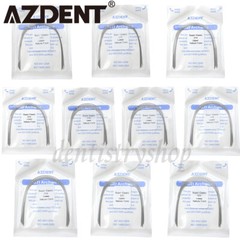 10X AZDENT Dental Orthodontics Super Elastic Niti Round Arch Wire Nature Form