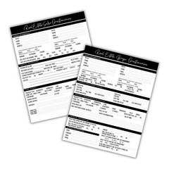 Real Estate Buyer Seller Questionnaire Agent Forms Open House 50 Pack