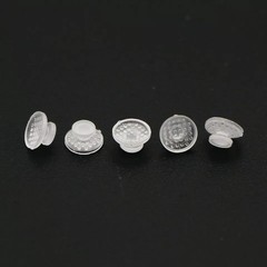 10Pcs/pack Dental Ortho Ceramic Clear Lingual Button Bondable Round Composite