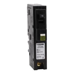 NEW LOT OF 10 Square D HOM115PCAFI Plug-On Neutral 15 Amp 1 Pole circuit breaker