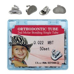 tubos de ortodoncia Dental Orthodontic Molar Tubes Buccal Tube Roth MBT 022 1st