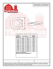 5/16″ Alloy Steel Split Ring Lock Washers Grade 8 Black Oxide (Pick Qty)