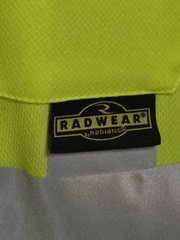 Radians Unisex Adult Vis Safety-Shirts, Hi-vis Yellow Large US