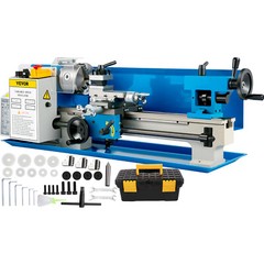 🔥VEVOR 550W Mini Metal Lathe Machine Tool 7″x14″ Variable Speed 2250RPM Tool