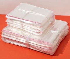 Clear Recloseable Self Seal Adhesive Cello Lip Tape Poly Plastic bags LOT