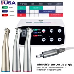 NSK Style Dental Brushless LED Electric Micro Motor 1:5 Increasing Handpiece New