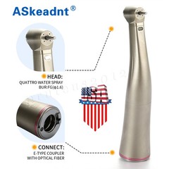 1:5 Contra Angle Electric Dental Handpiece Fiber Optic Mini Head ASKEADNT