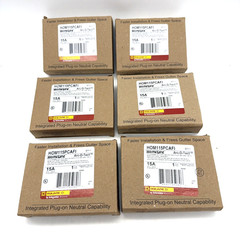 Square D HOM115PCAFI 15A CAFCI Plug-On Neutral Arc Fault Breaker 120V NEW- Lot 6