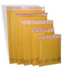 500 #0 6.5×10” Ecolite X-Wide Kraft Bubble Padded Envelopes Mailers – TheBoxery
