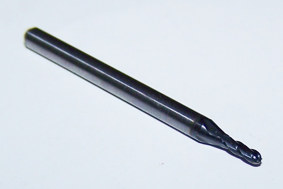 1.60mm (.0630″) CARBIDE END MILL 4 FLUTE BALL END COATED KYOCERA 1825-0630L189