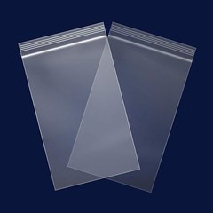 100-1000 pcs Zip Reclosable Lock Bag REAL 2 Mil Clear Poly Bags, PRIORITY MAL