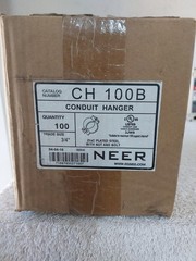 NEER CH100B 3/4 CONDUIT HANGER (BOX OF 100-PCS)
