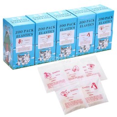 USA Dental Orthodontic Elastic Rubber Bands Latex Braces 3.5/5.0/6.5 OZ Zoo Pack